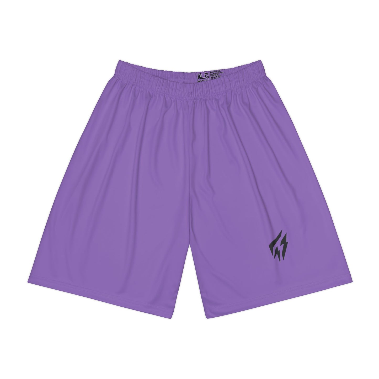 Flashlander ALG Performance Men’s Sports Shorts (AOP) Light Purple B