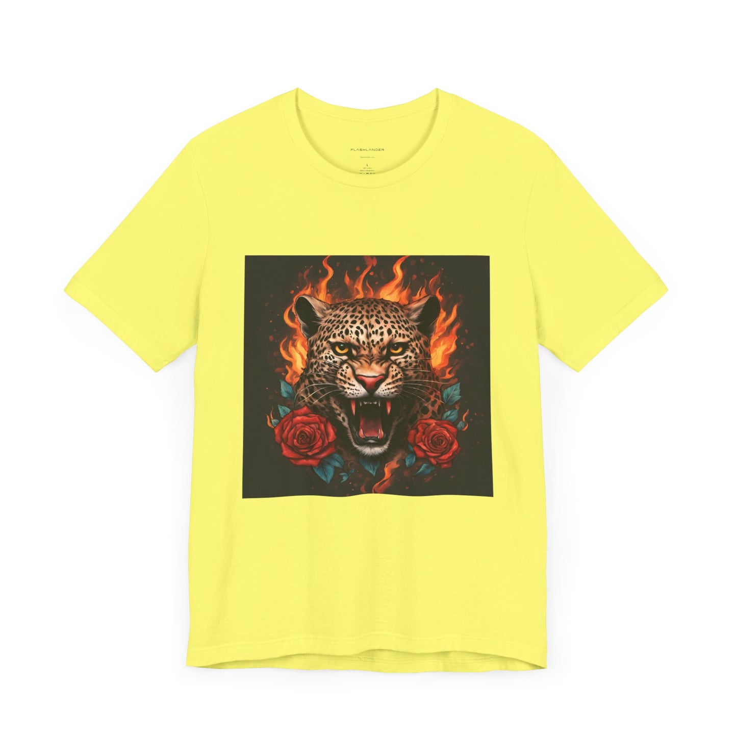 Leopard Flames Flashlander Gym Shirt