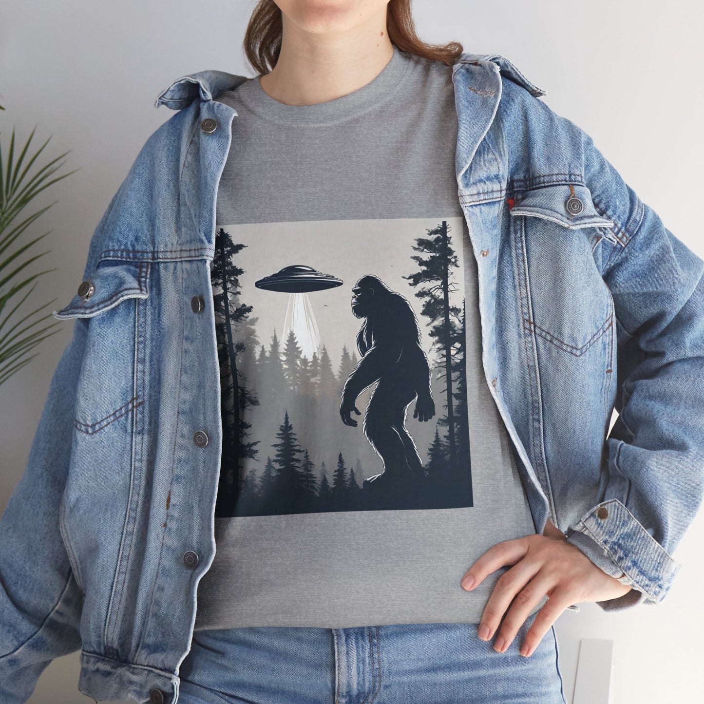 Sasquatch rencontre Bigfoot et OVNI - T-shirt de sport Flashlander