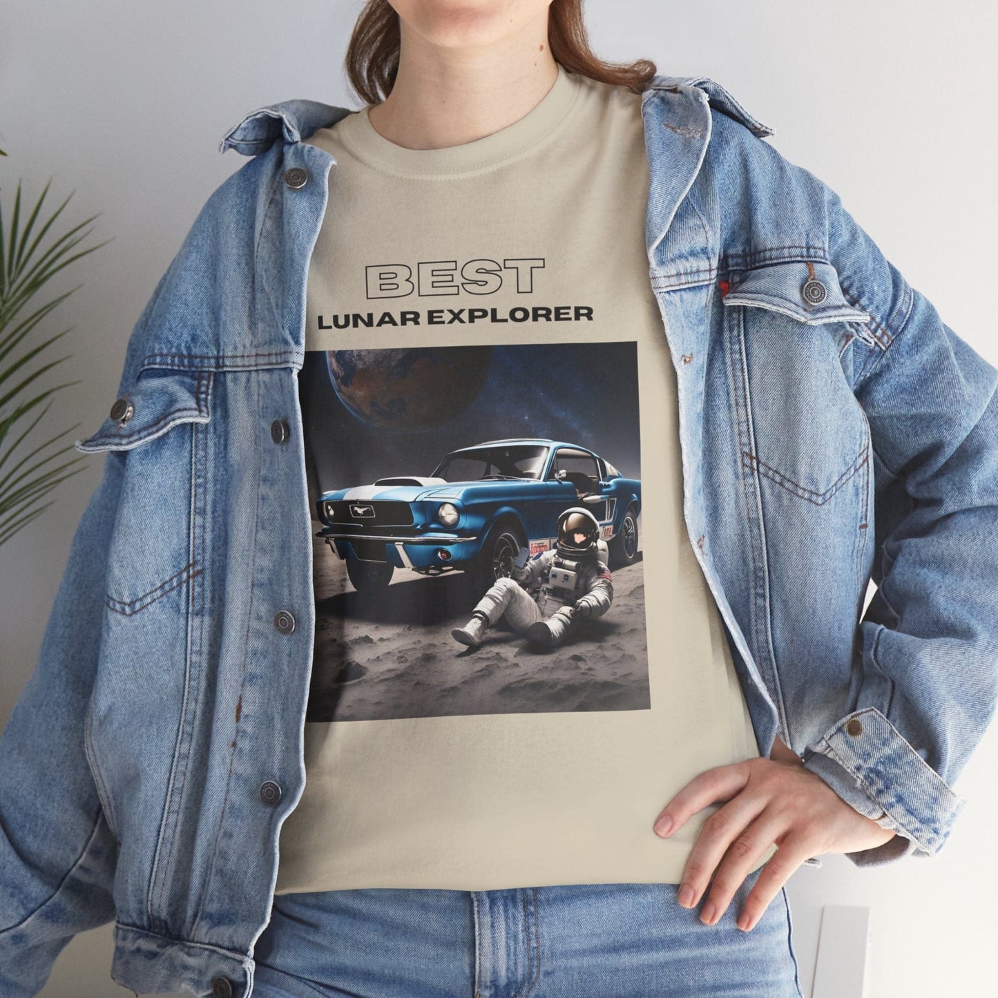 Astronaut Adventure Best Lunar Explorer Graphic Tee Flashlander