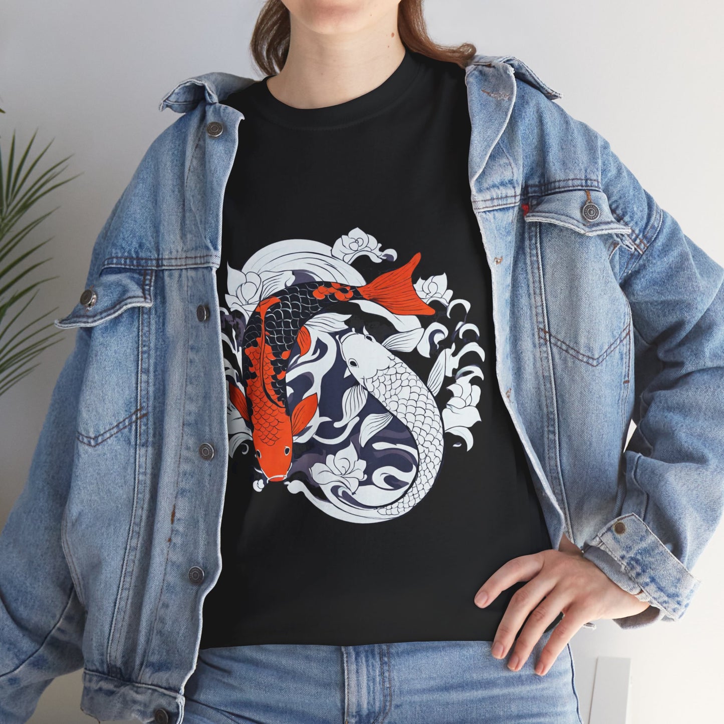 Yin Yang Japanese Koi Fish Flashlander Gym Shirt