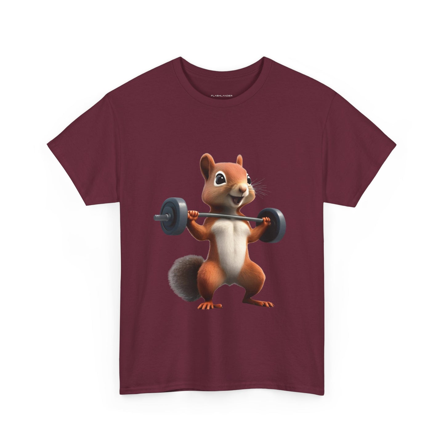 Squirrel Weightlifting Vintage Gym Shirt - Flashlander Graphic Tee