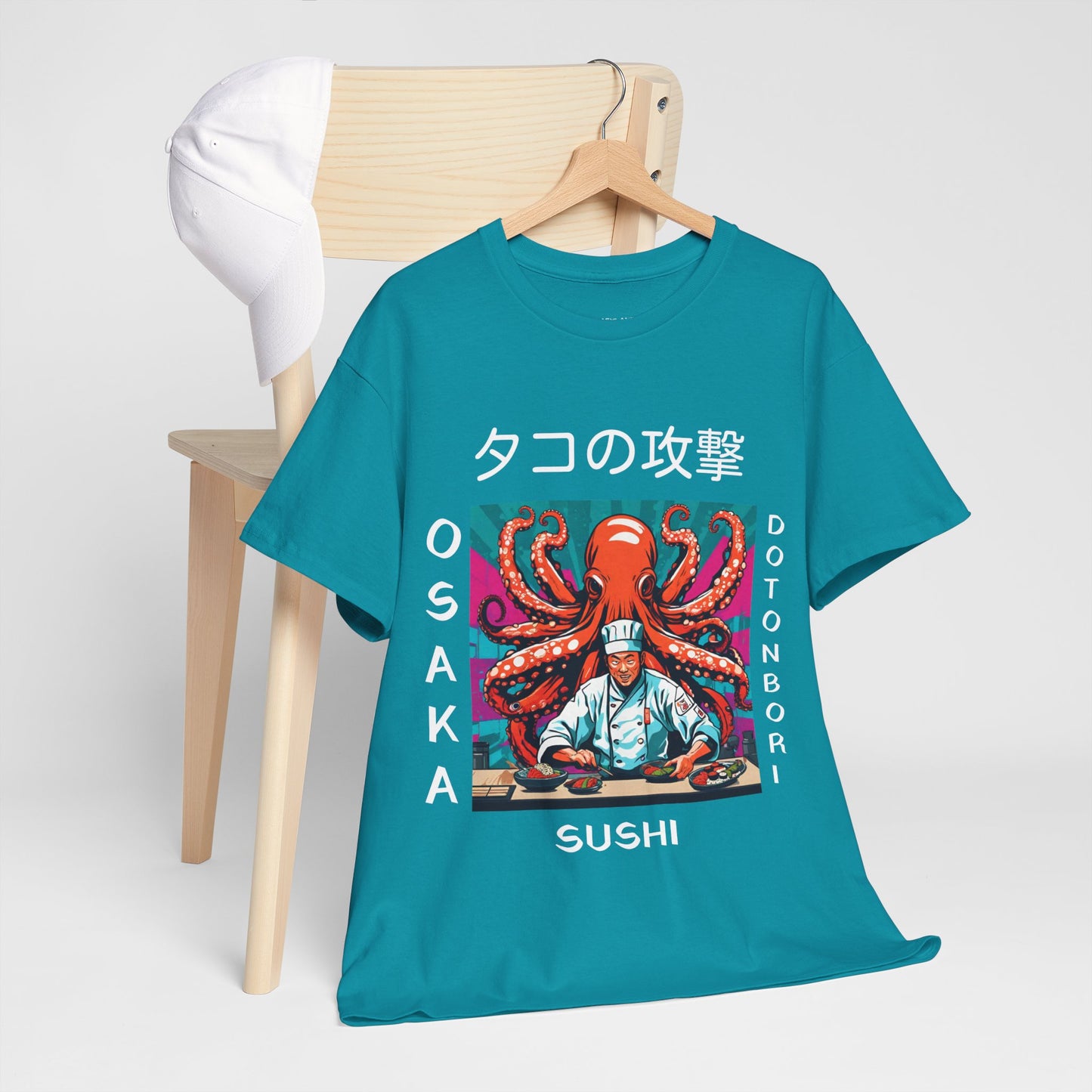 Octopus Escape Sushi Chef - Flashlander Gym Shirt