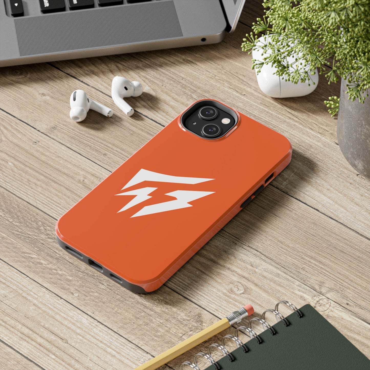 Flashlander Thunders Tough Phone Cases for all Iphone and Samsung Galaxy Orange