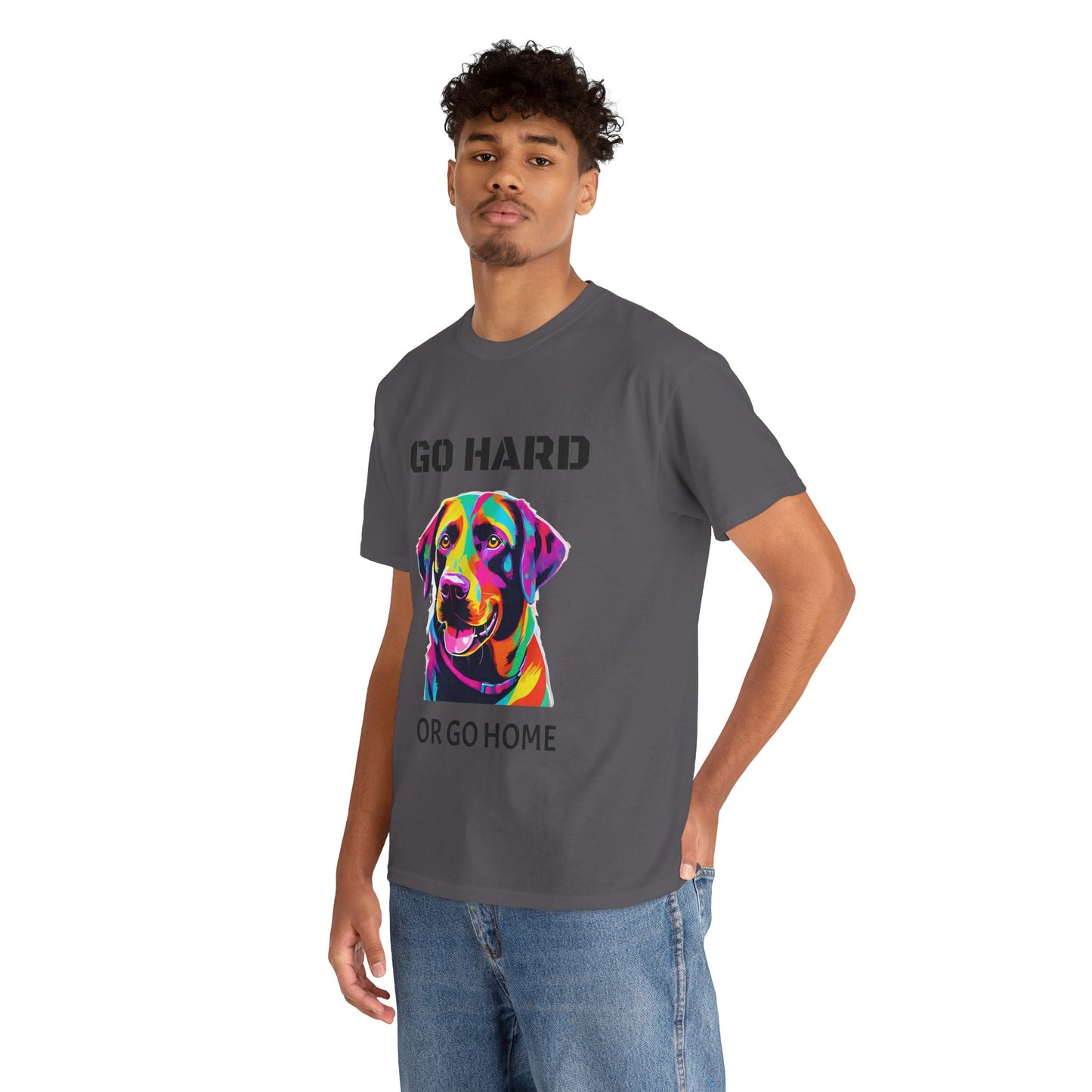 Labrador Retriever Dog Pop Art  - Go Hard Or Go Home Flashlander Gym Shirt