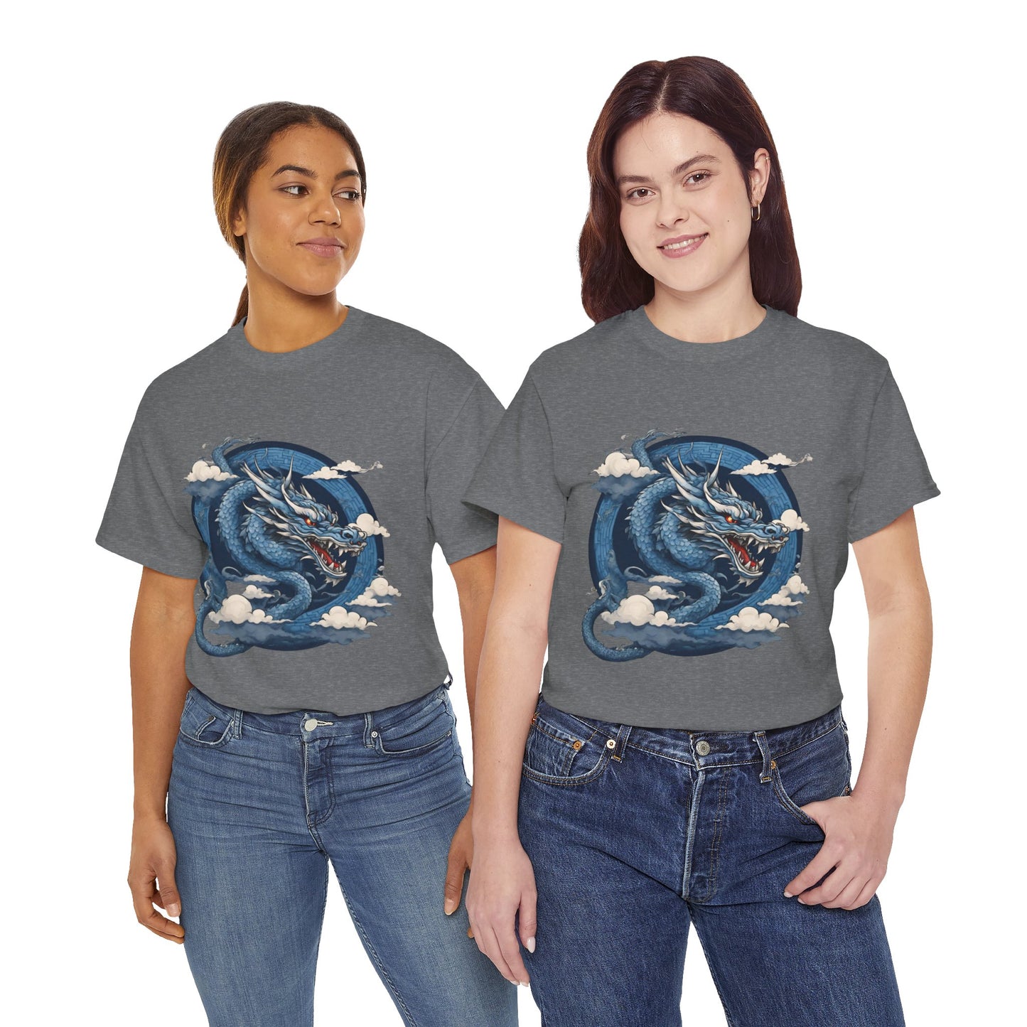 Dragon bleu japonais - T-shirt de sport Flashlander