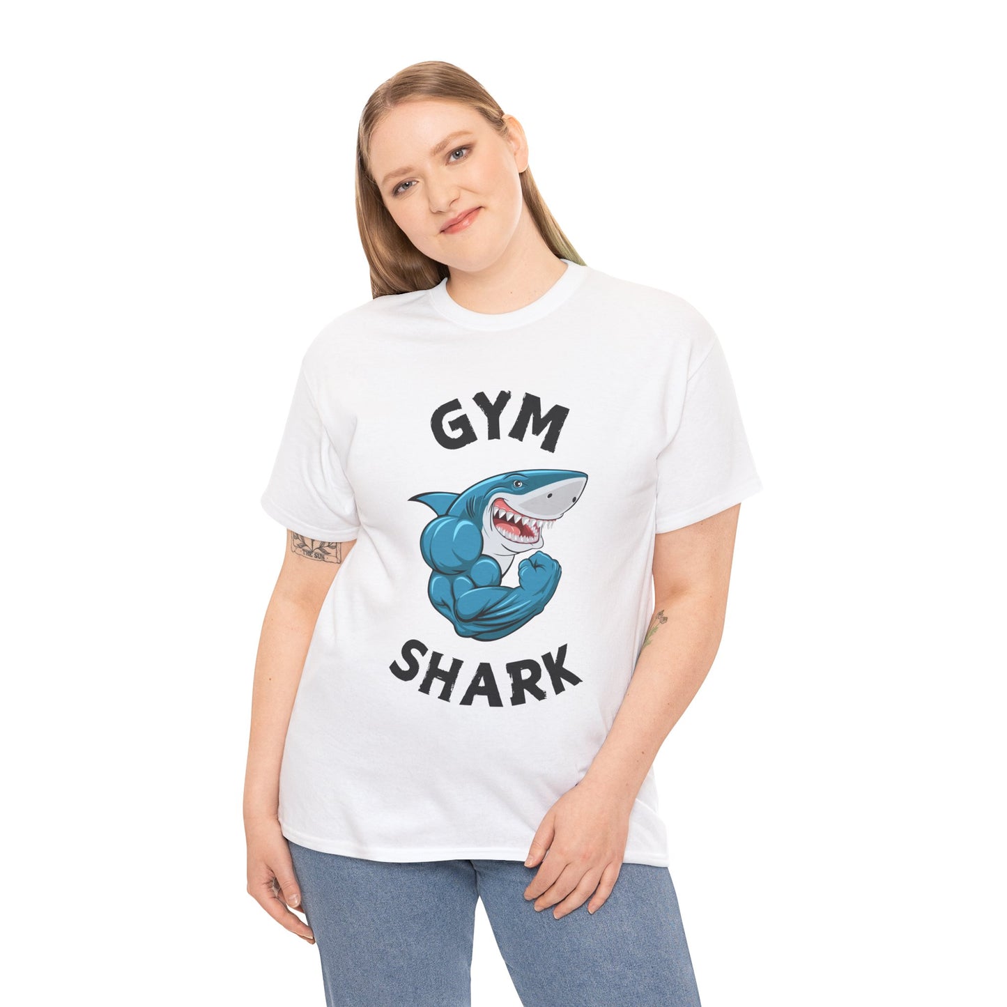 Muscle Gym Shark Bodybuilder Shirt - Flashlander