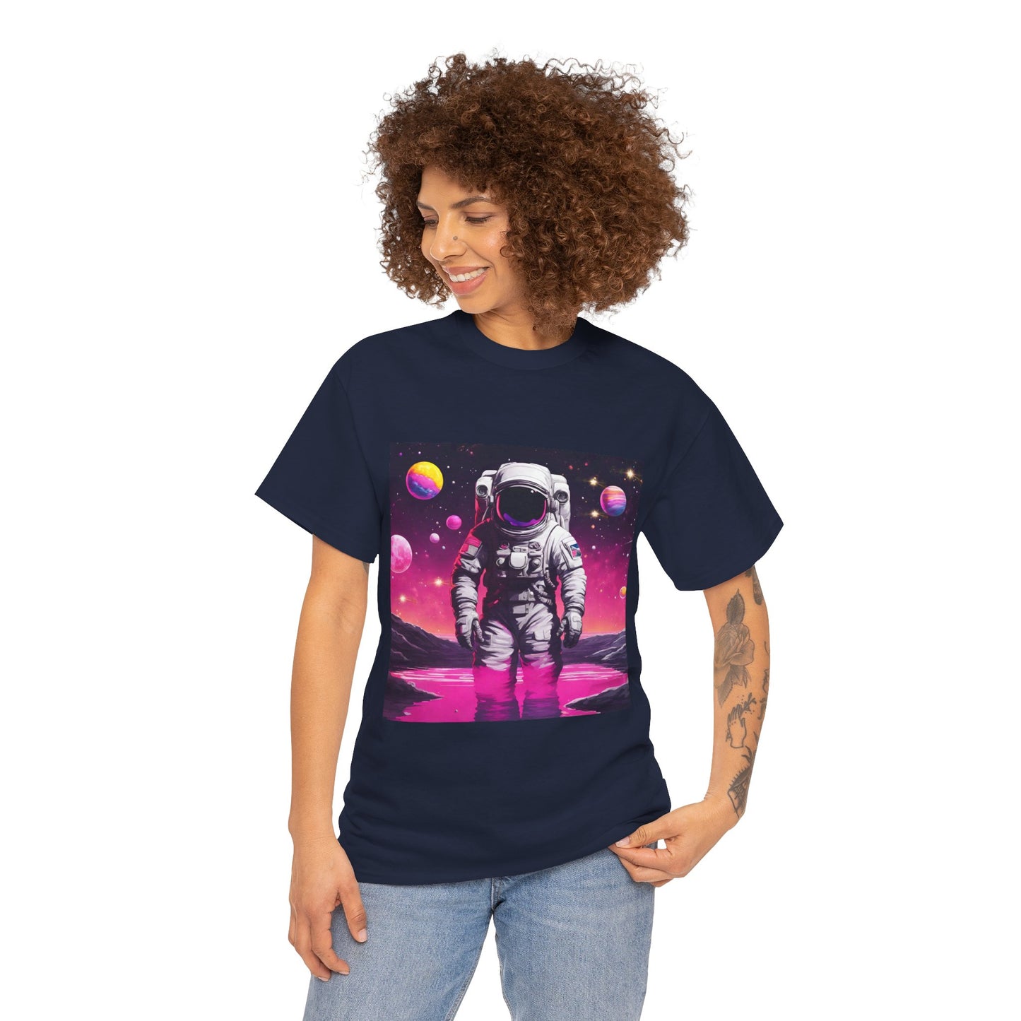 Astronaut Exploring New Worlds Flashlander Gym Shirt