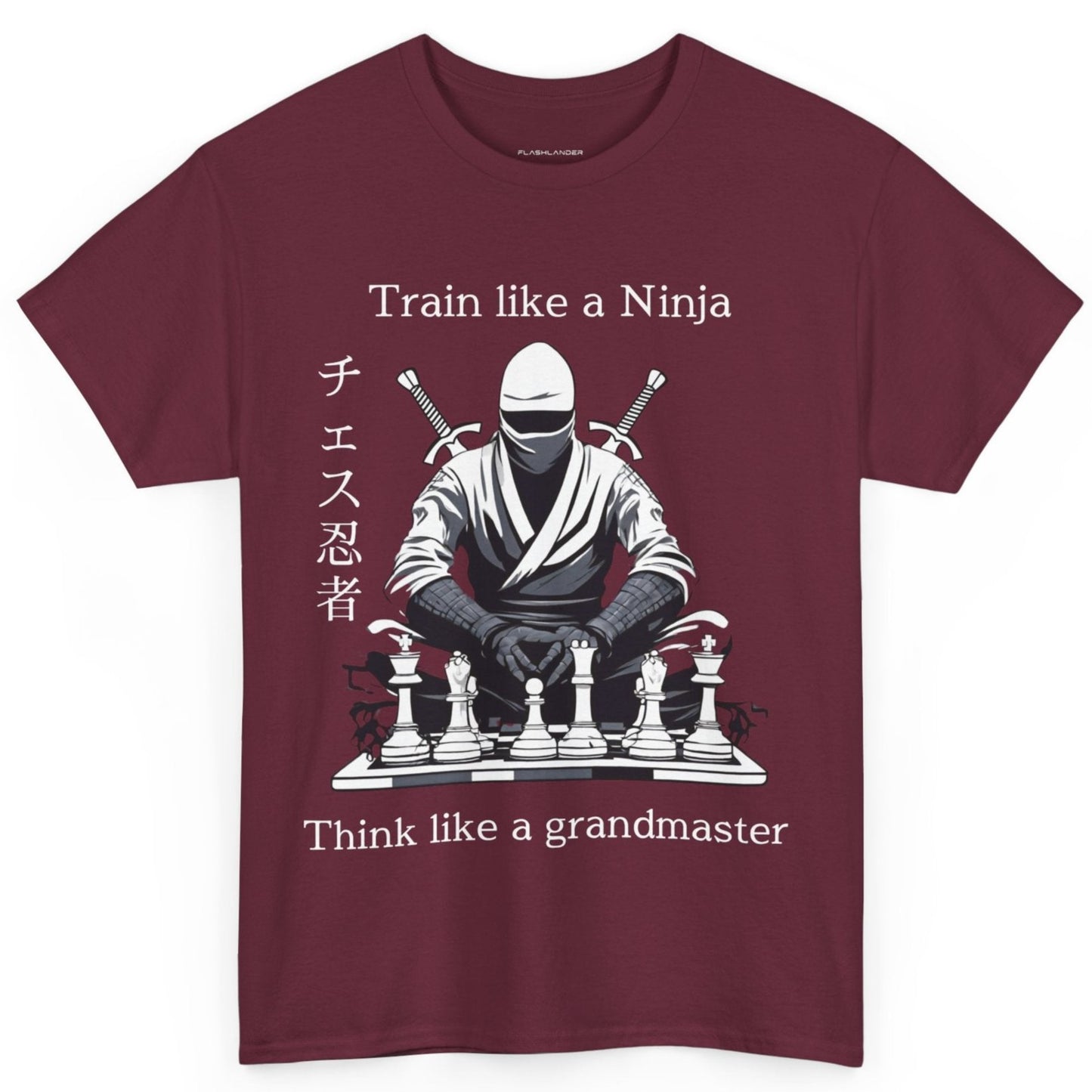 Entraînez-vous comme un ninja, pensez comme un grand maître - T-shirt de sport Flashlander