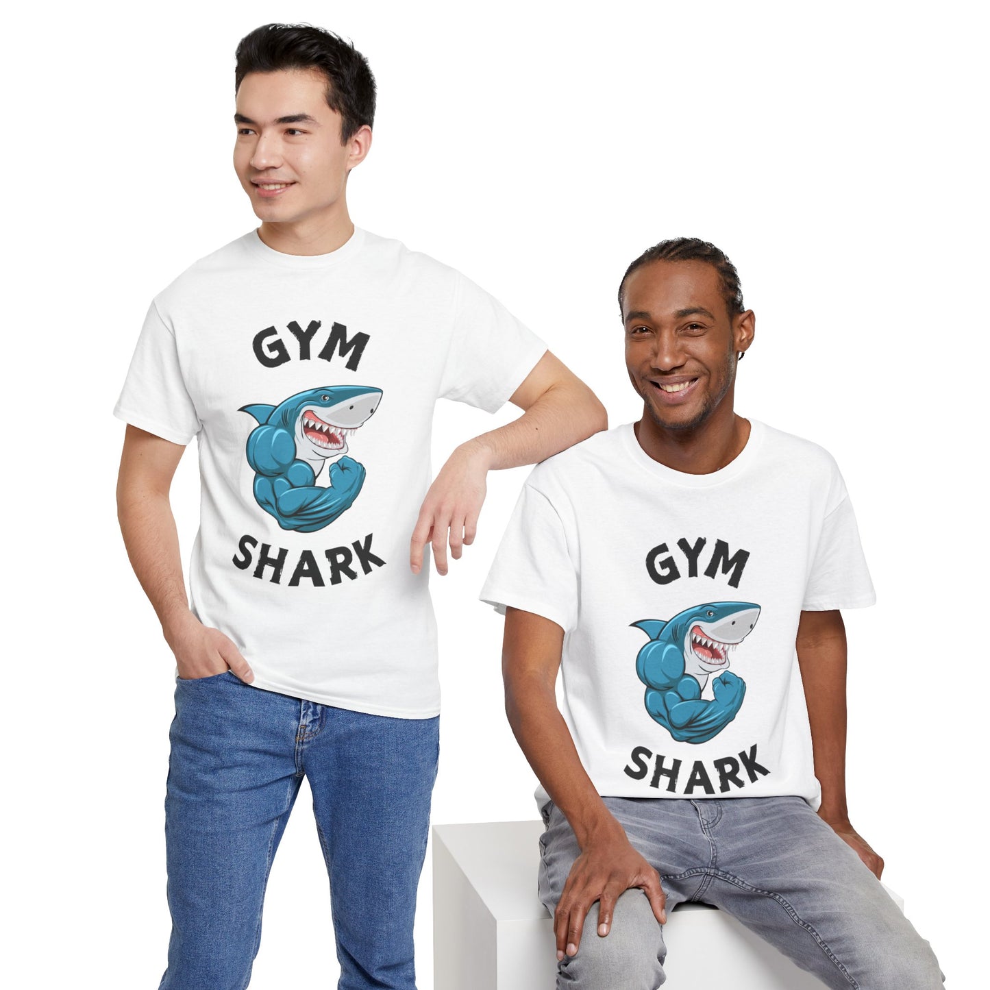 Muscle Gym Shark Bodybuilder Shirt - Flashlander