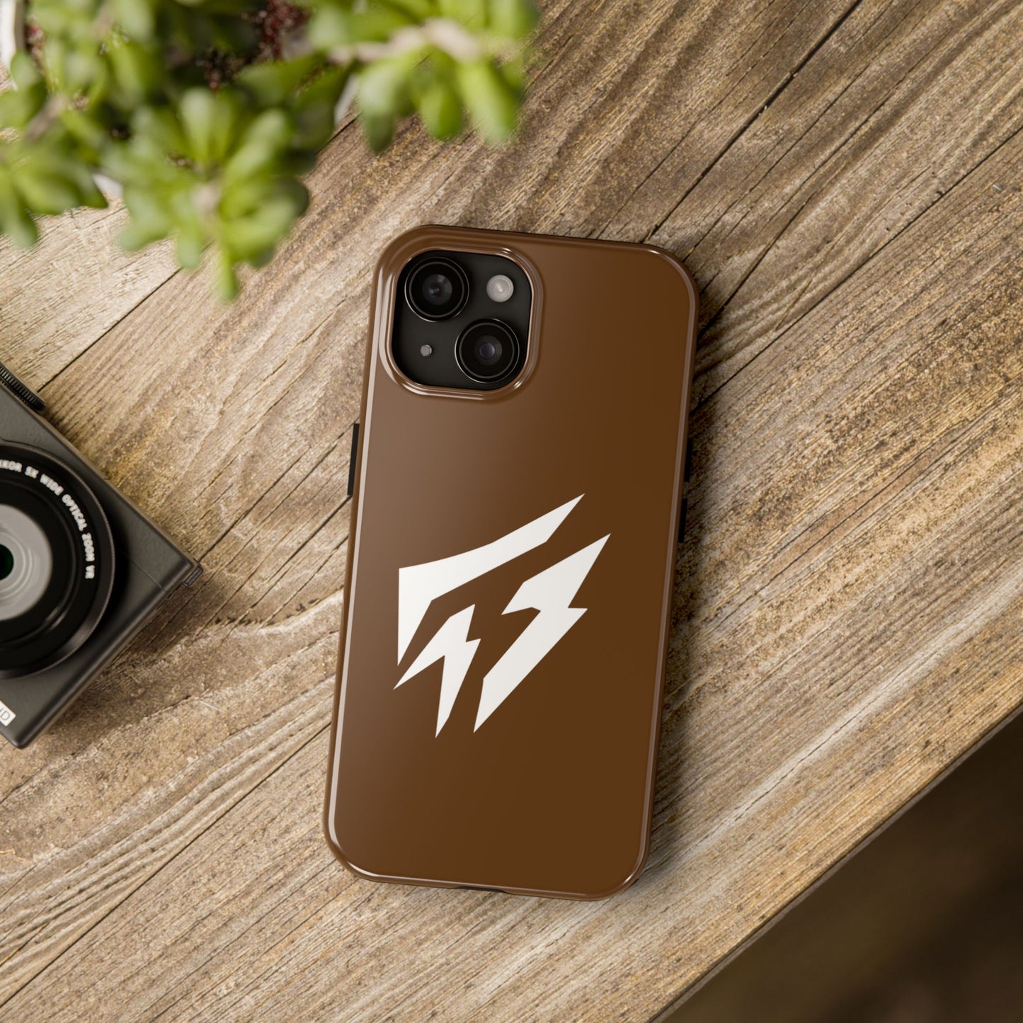 Flashlander Thunders Tough Phone Cases for all Iphone and Samsung Galaxy Brown