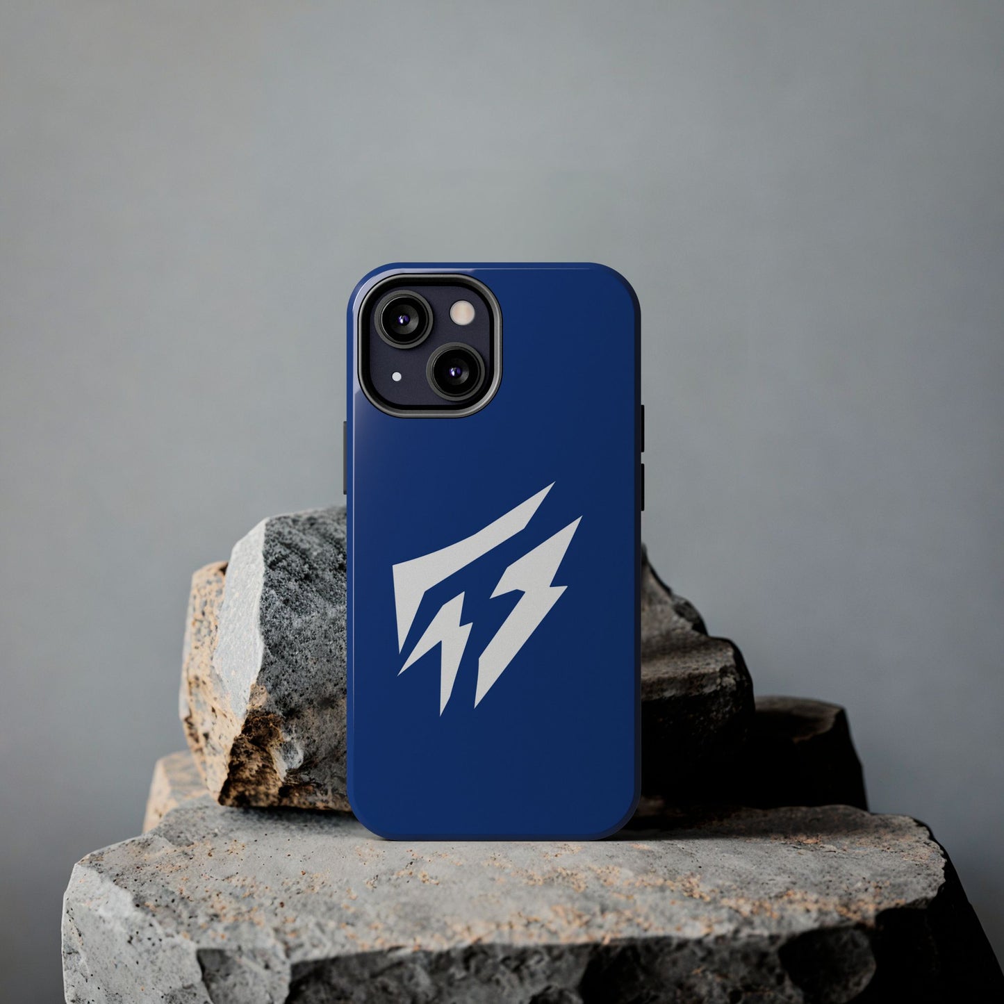 Flashlander Thunders Tough Phone Cases for all Iphone and Samsung Galaxy Dark Blue