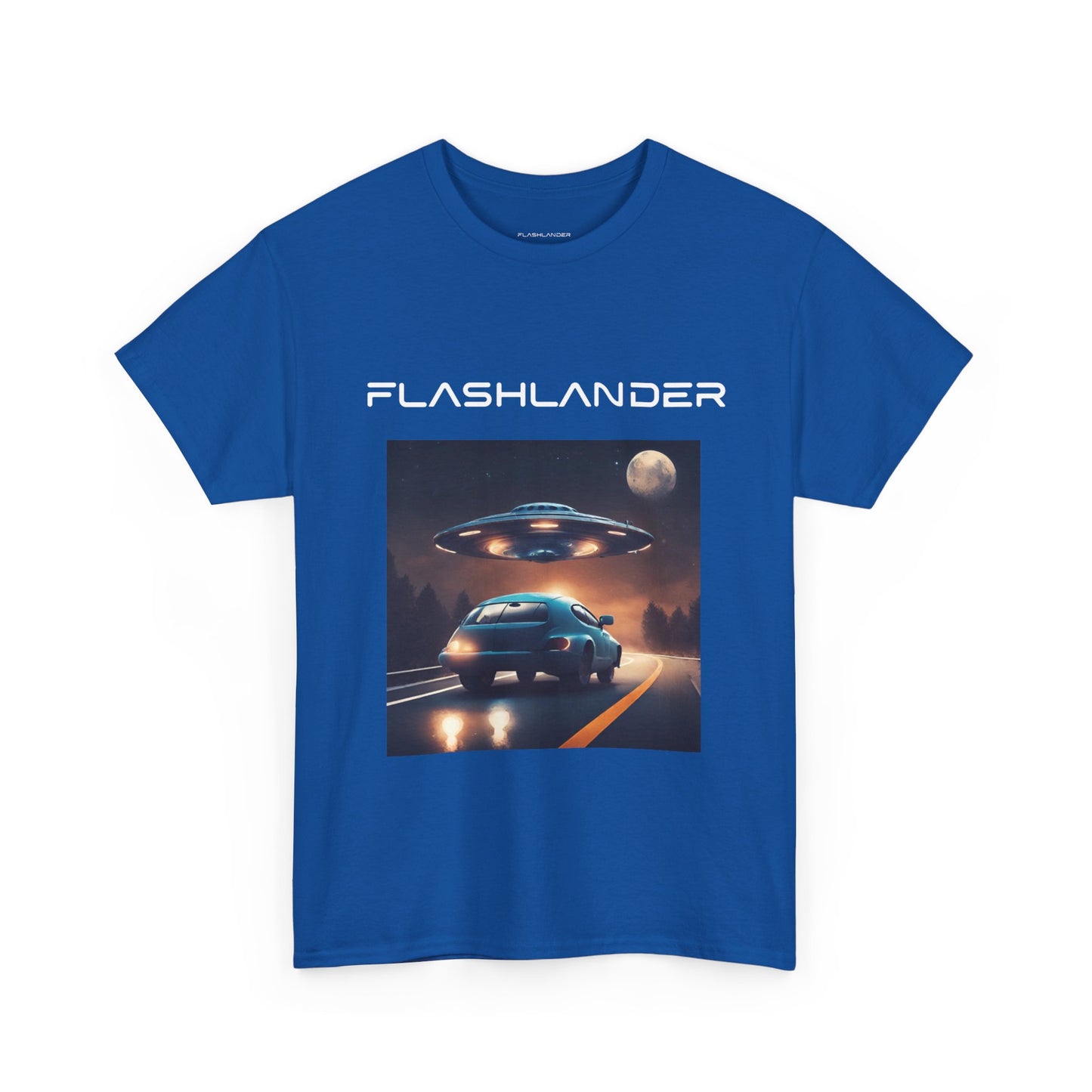 Retro UFO Alien Flashlander Gym Shirt