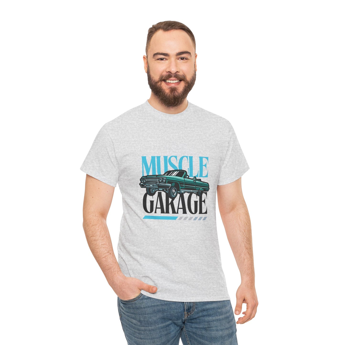 Garage de voitures vintage Muscle - T-shirt de sport Flashlander