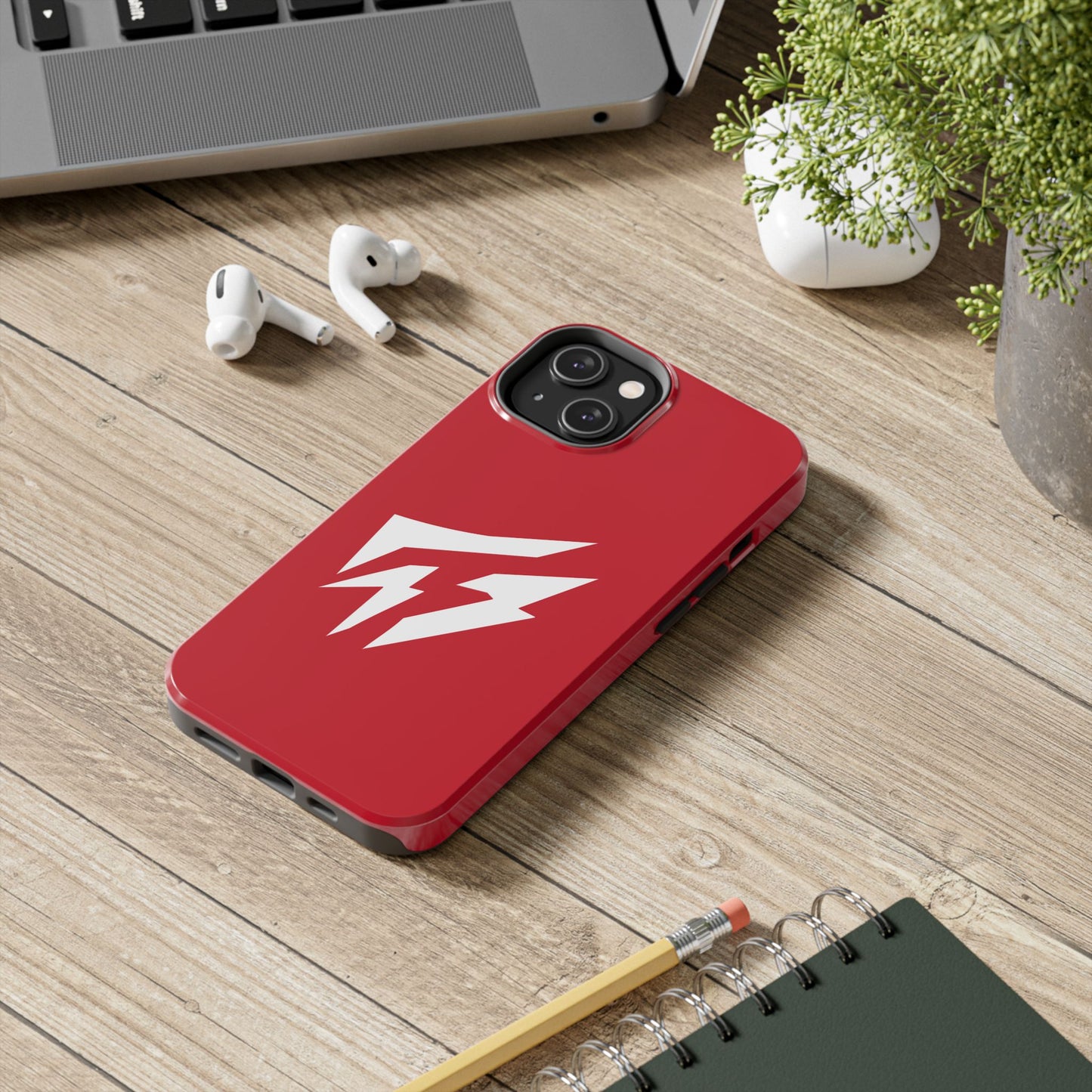 Flashlander Thunders Tough Phone Cases for all Iphone and Samsung Galaxy Dark Red