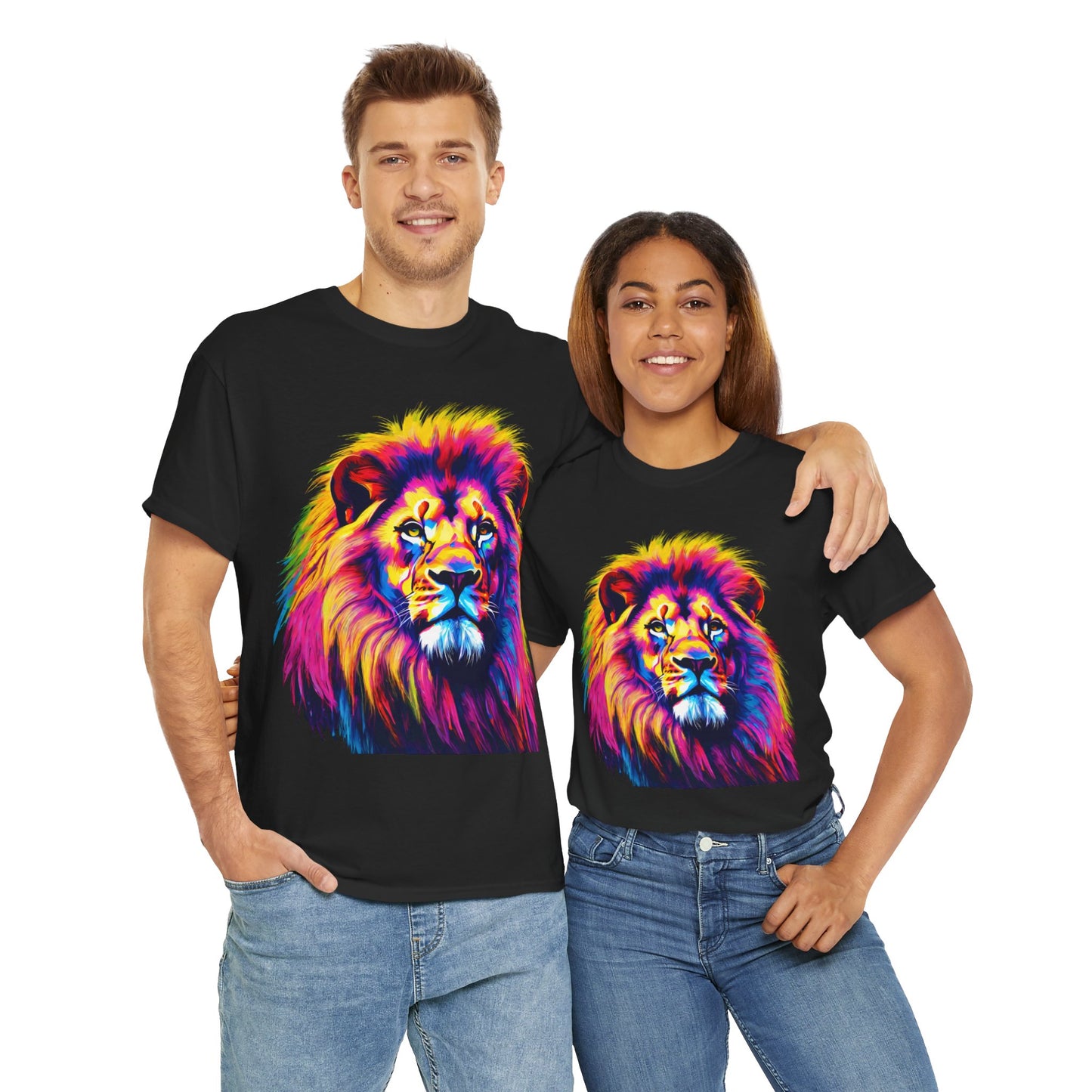 Lion Art Pop T-Shirt Flashlander