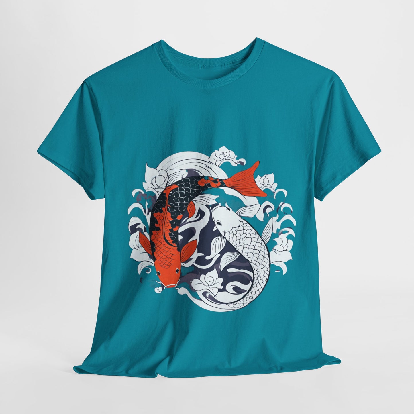 Yin Yang Japanese Koi Fish Flashlander Gym Shirt