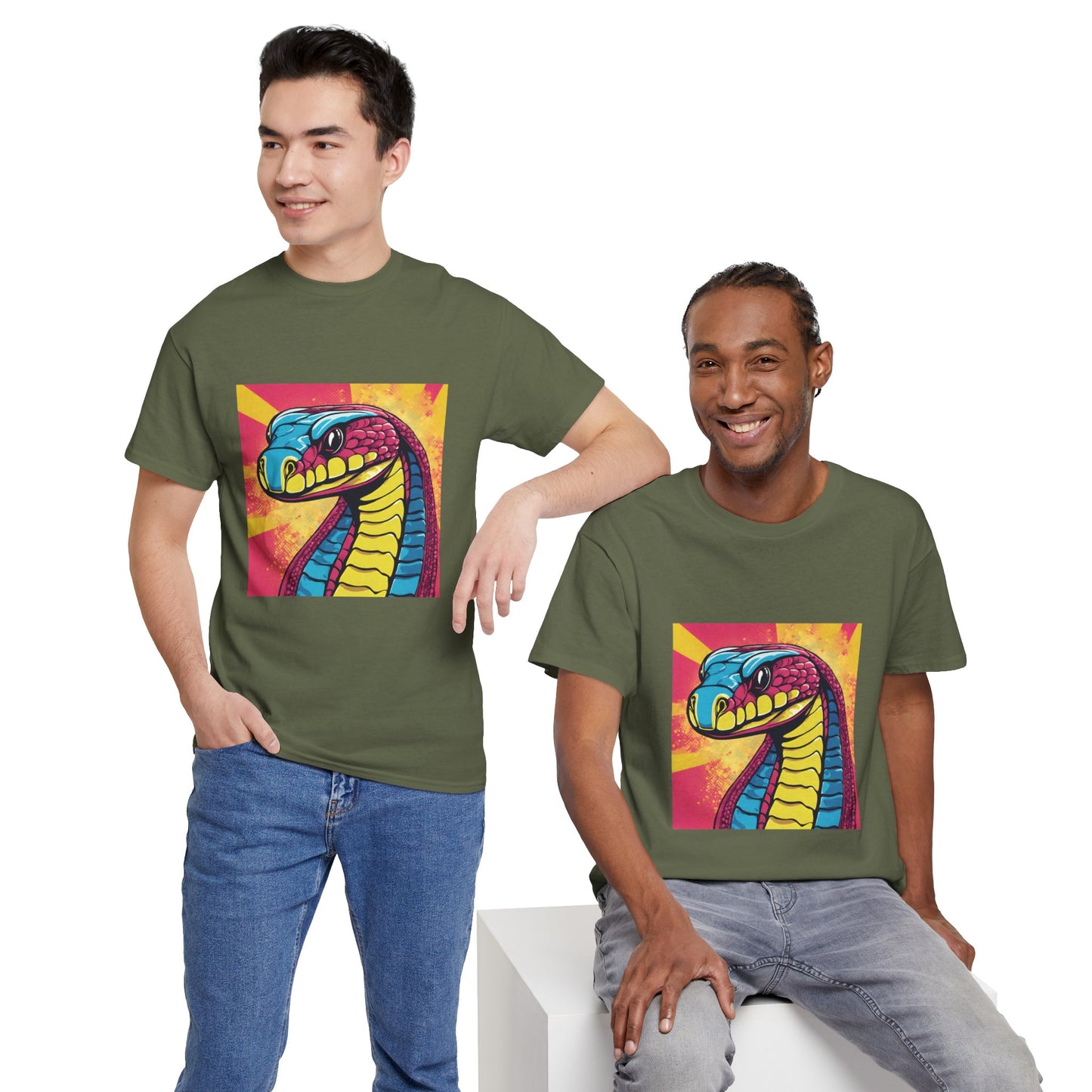 Cobra Snake Pop Art - Flashlander Gym Shirt