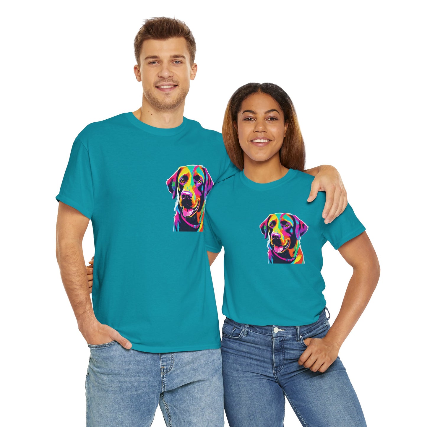 Pop Art Lab Dog in the Heart Flashlander Gym Shirt