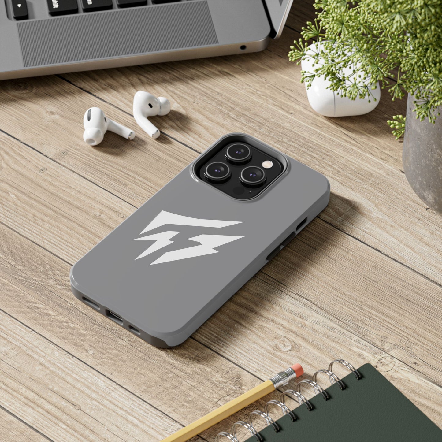 Flashlander Thunders Tough Phone Cases for all Iphone and Samsung Galaxy Grey