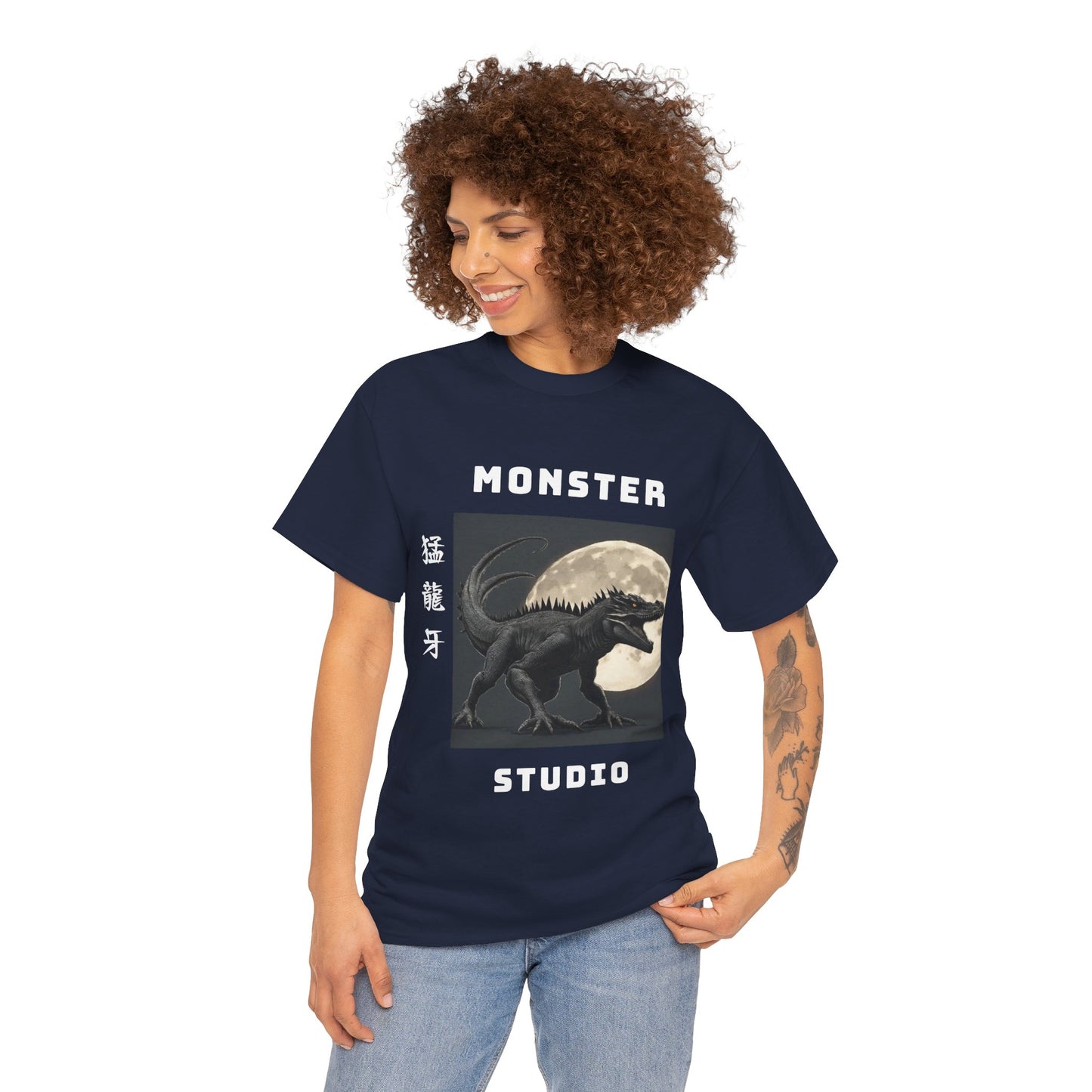 Vintage Monster Studio Japanese Custom Name - Flashlander Gym Shirt