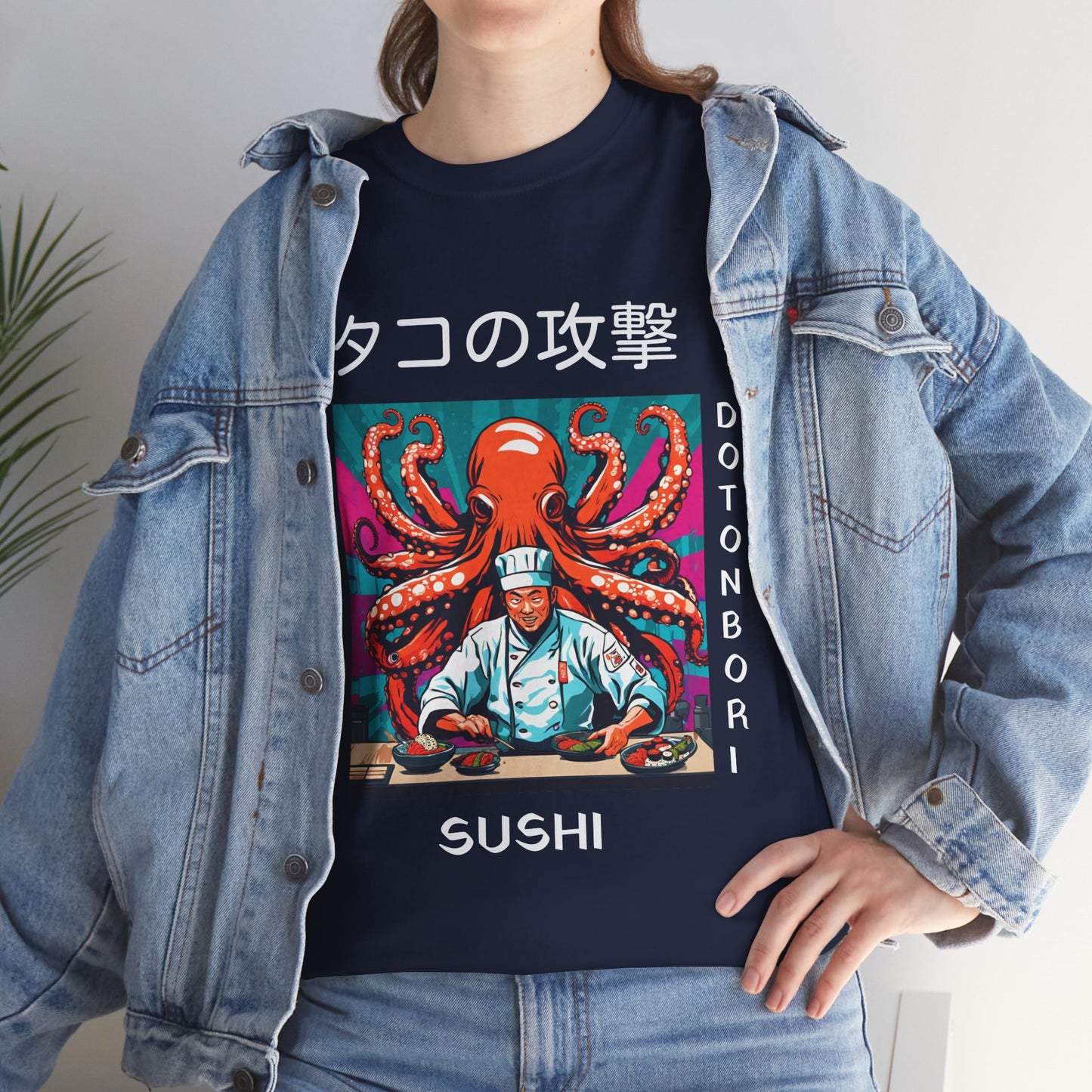 Octopus Escape Sushi Chef - Flashlander Gym Shirt