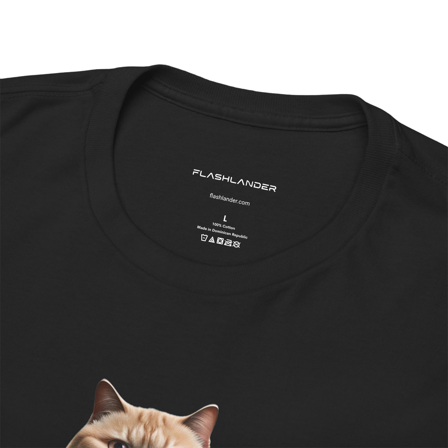 Funny Fat Cat Lifting - Flashlander Gym Shirt