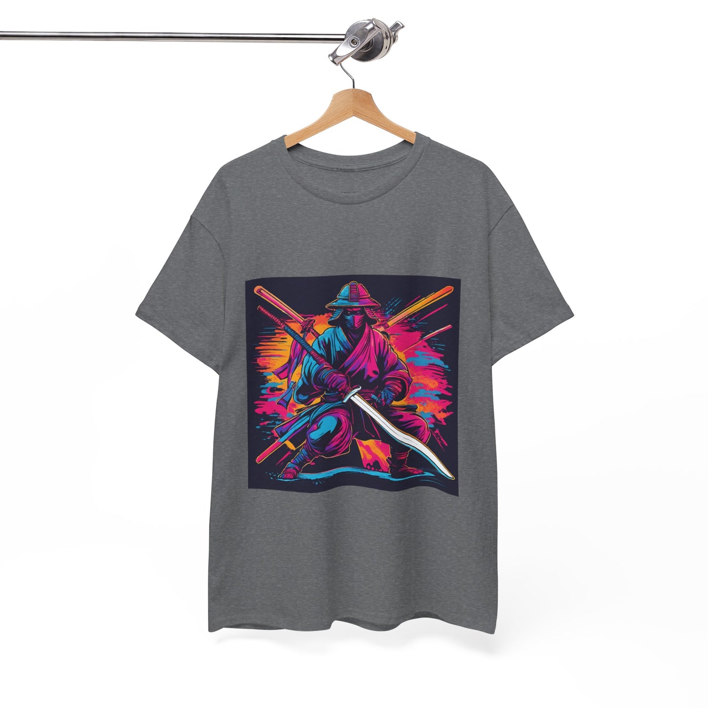 Samurai Warrior Sunset - Flashlander Gym Shirt