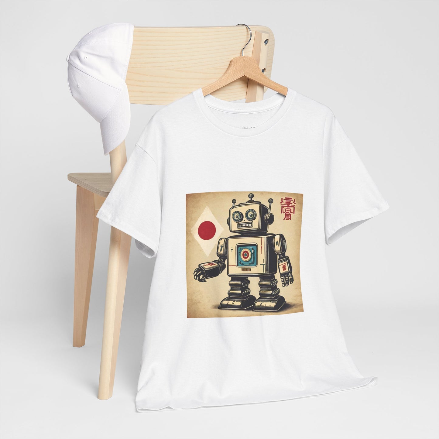 Camiseta deportiva con diseño de robot japonés vintage - Flashlander