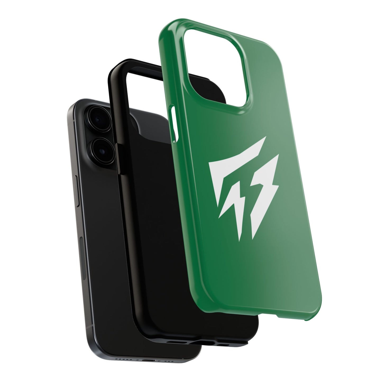 Flashlander Thunders Tough Phone Cases for all Iphone and Samsung Galaxy Dark Green