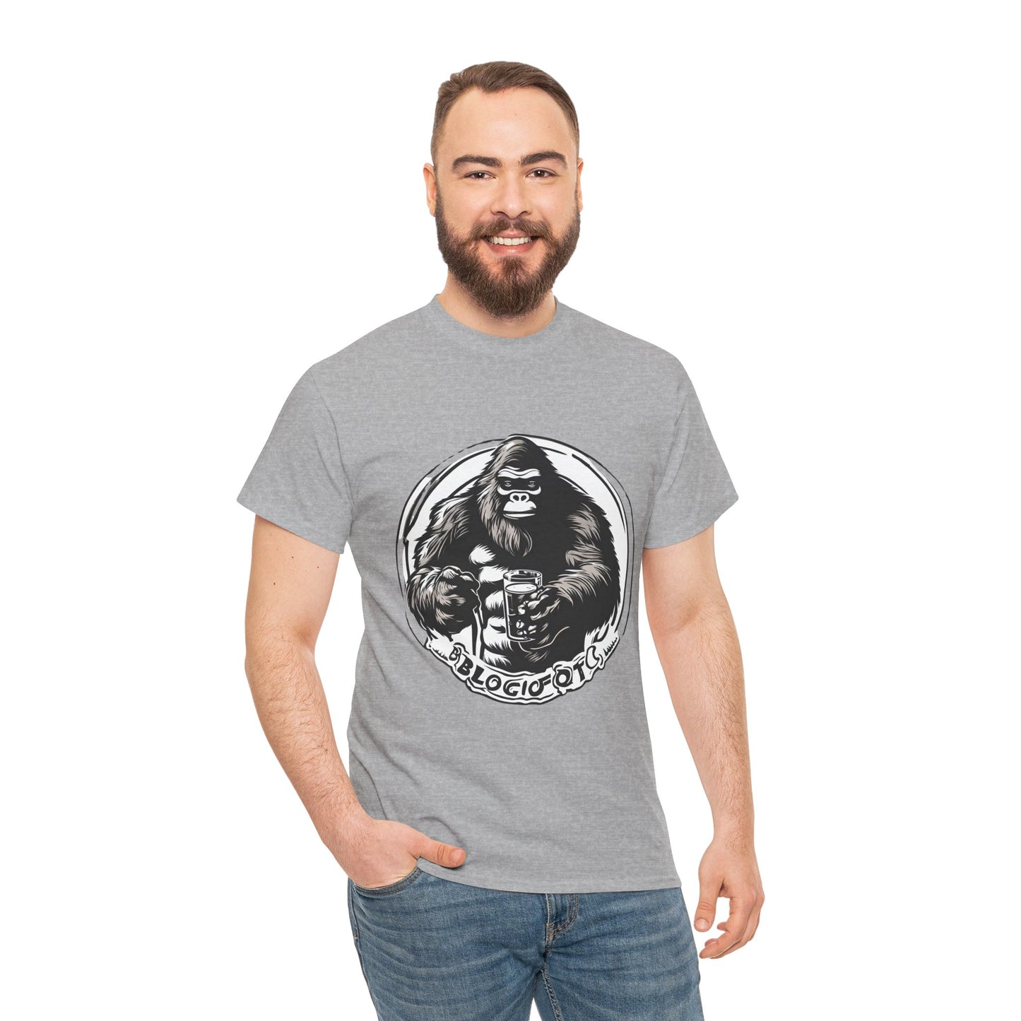 Bigfoot Cheers to Gains! - Sasquatch Flashlander Gym Shirt