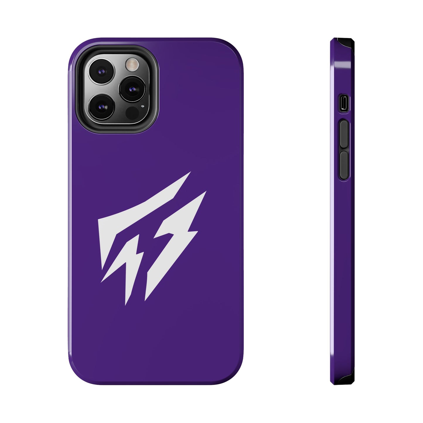 Flashlander Thunders Tough Phone Cases for all Iphone and Samsung Galaxy Purple