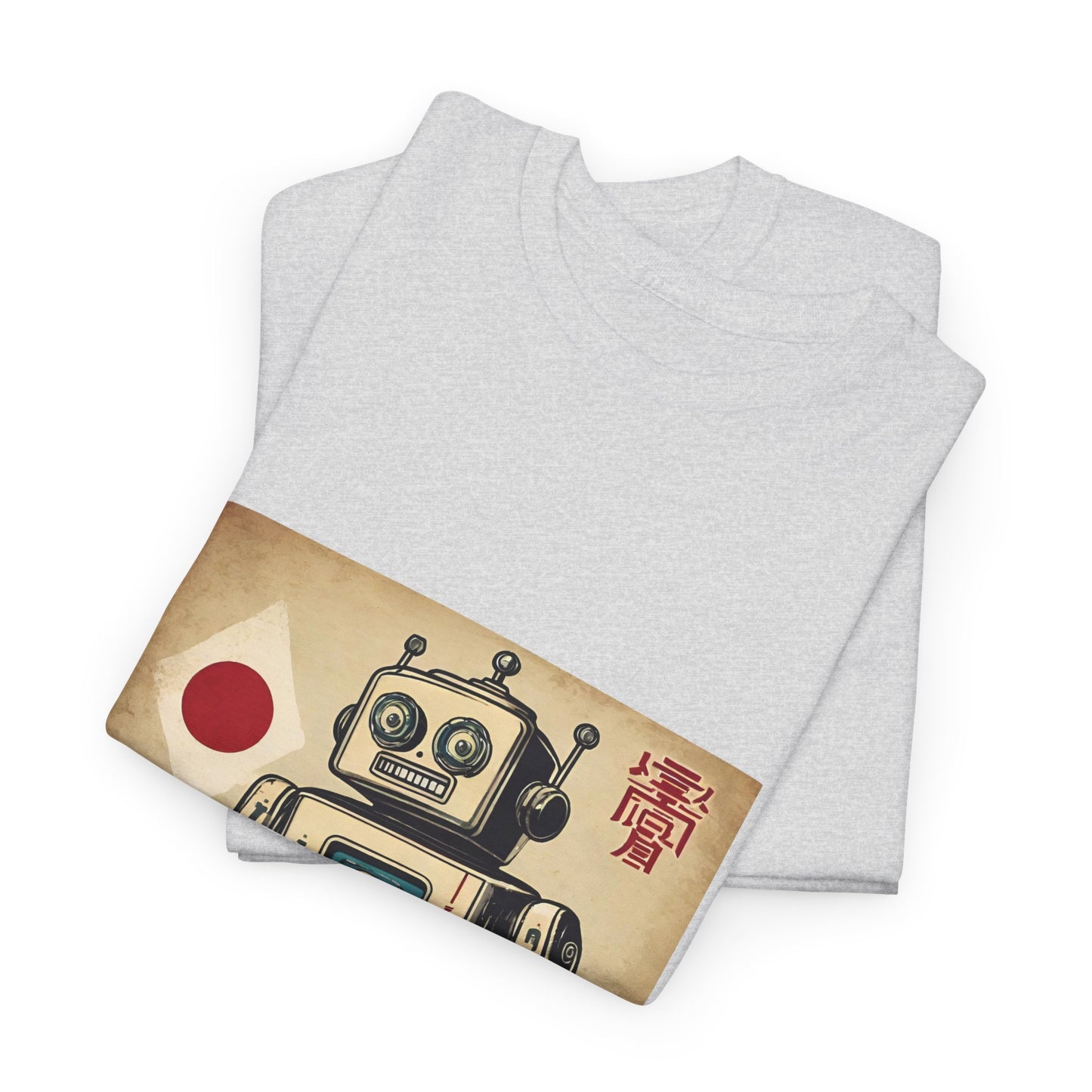 Camiseta deportiva con diseño de robot japonés vintage - Flashlander