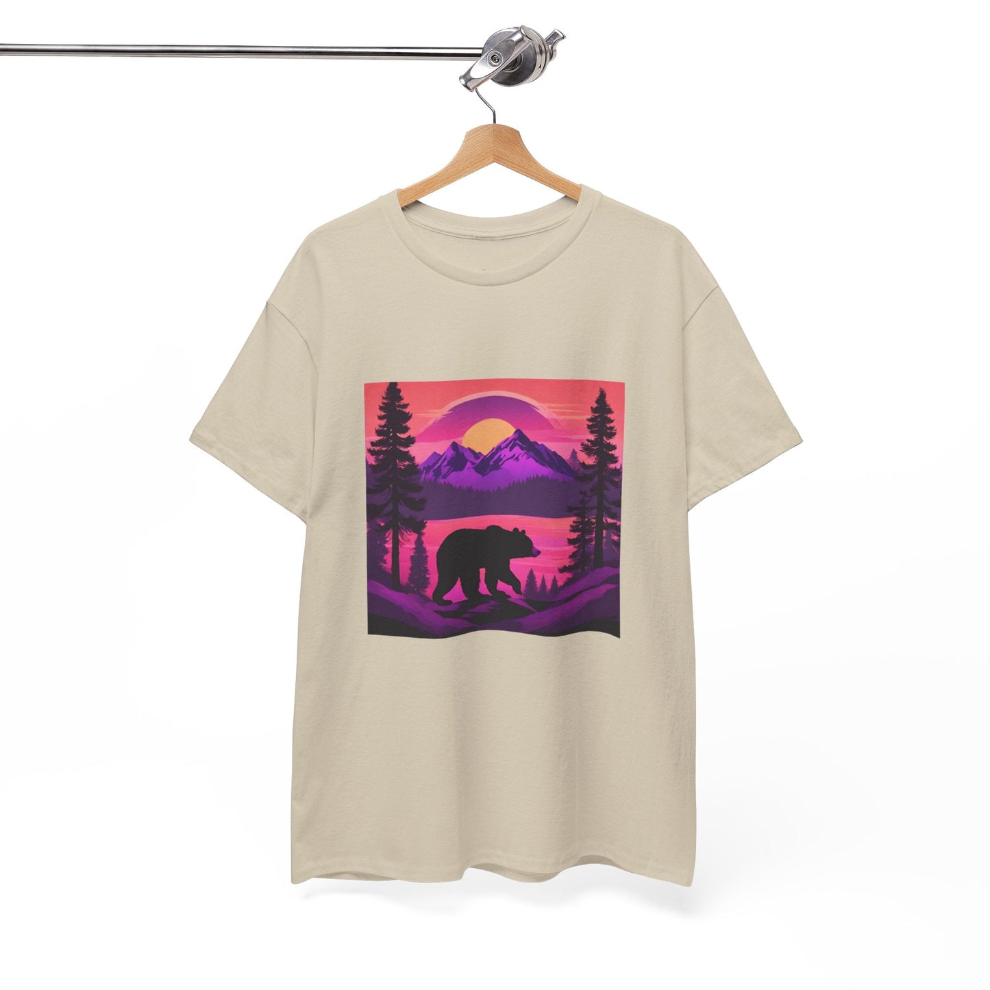 T-shirt graphique Bear Majestic Sunset Flashlander