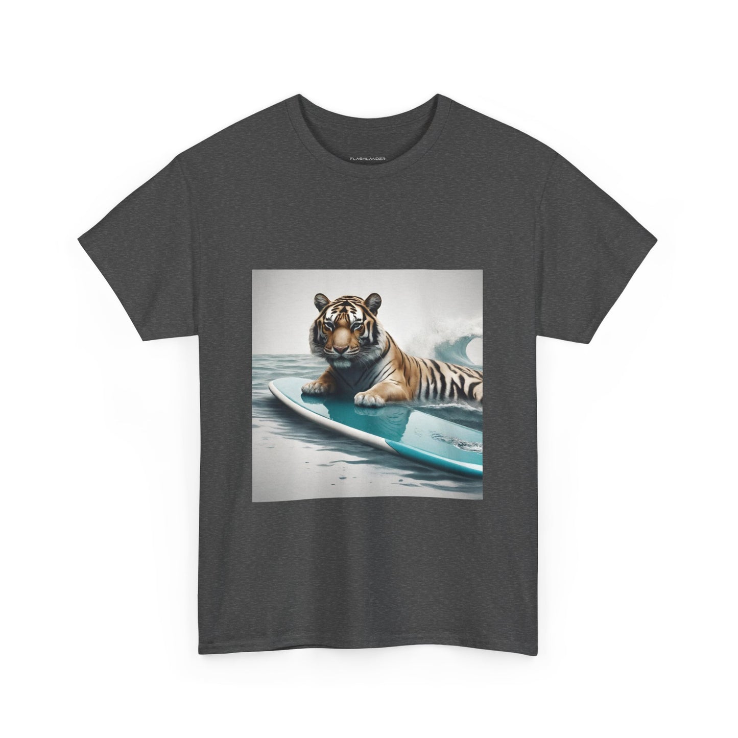 Tiger Surfing Vintage Flashlander Gym Shirt