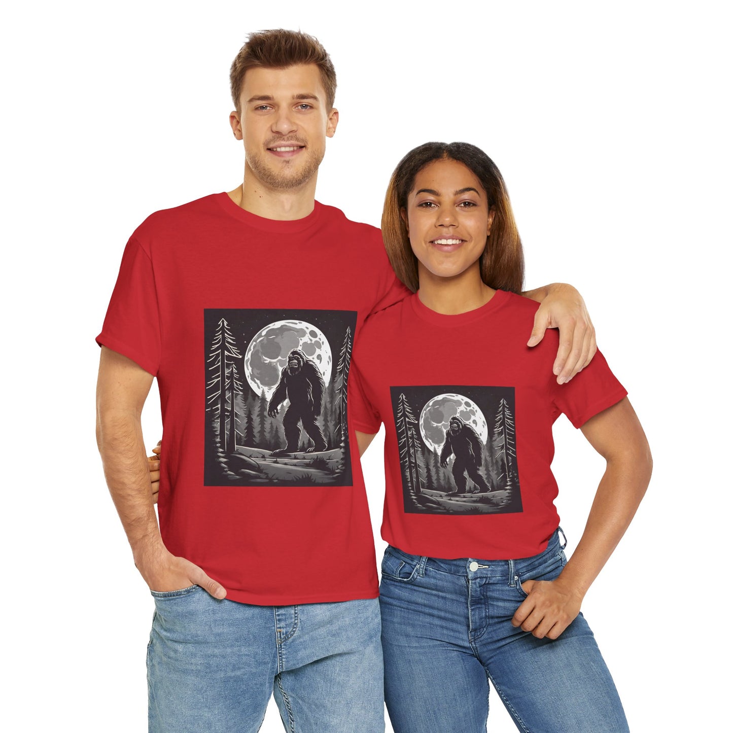 Camisa Bigfoot, camisa Sasquatch, camisa divertida Bigfoot, camisa de senderismo, camisa Yeti, camisa frescaUnisex camiseta de algodón pesado Flashlander