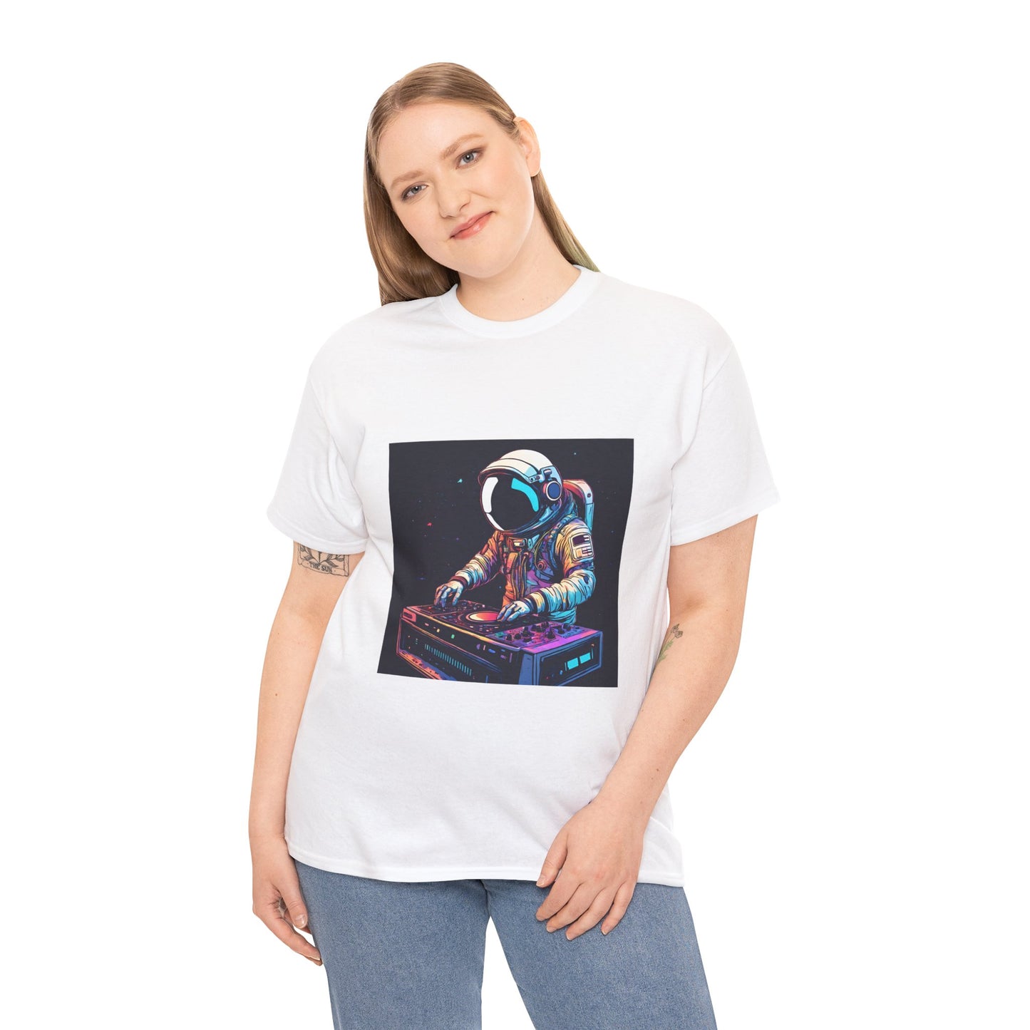 Astronaut Techno DJ Flashlander Gym Shirt