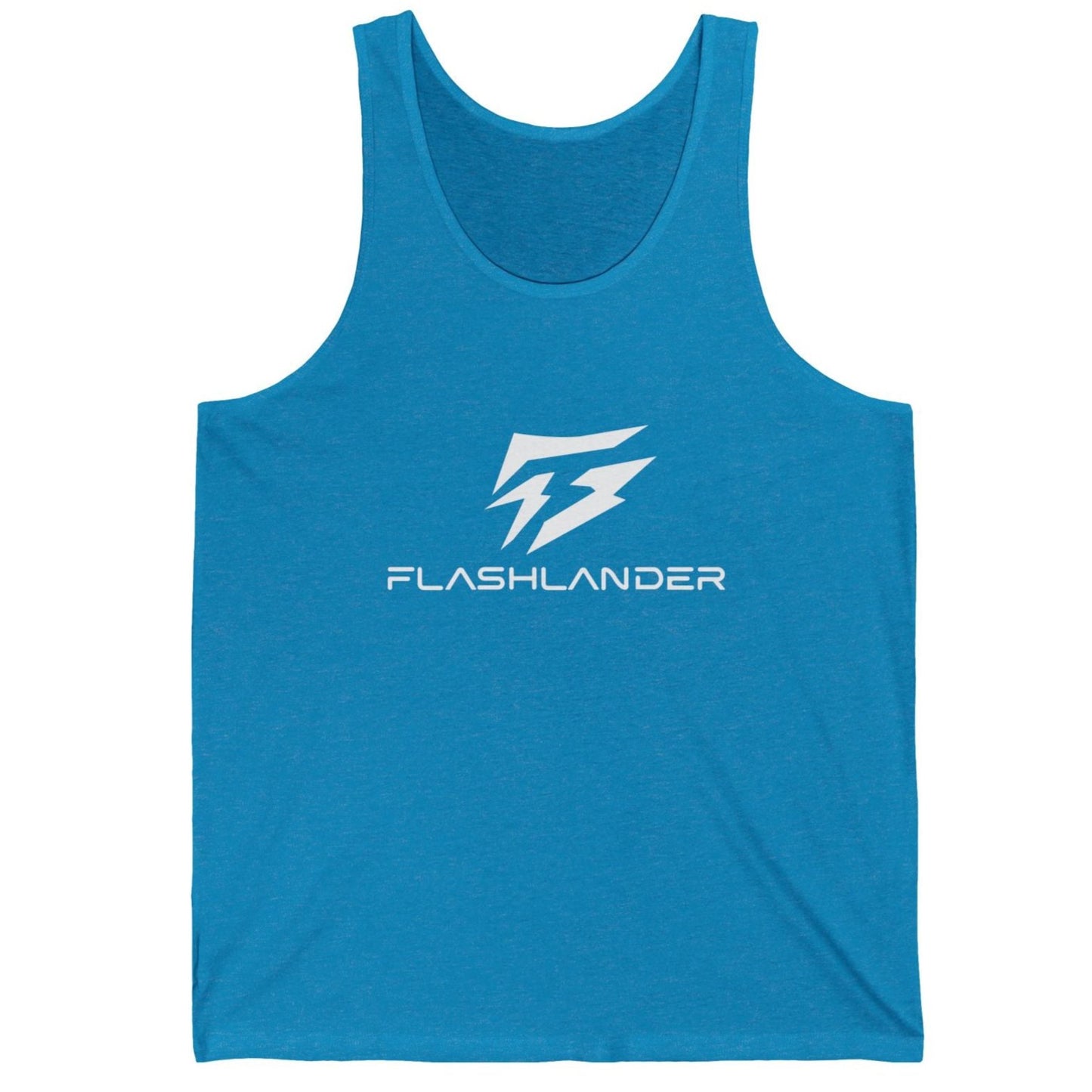 Camiseta sin mangas unisex de algodón para culturismo Flashlander Thunders Gym Rooster, color blanco B