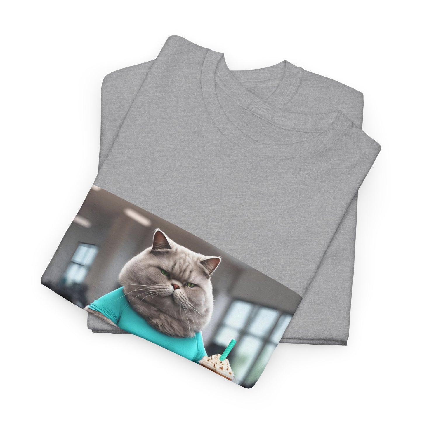 Funny Fat Cat On The Treadmill - Flashlander Gym Shirt