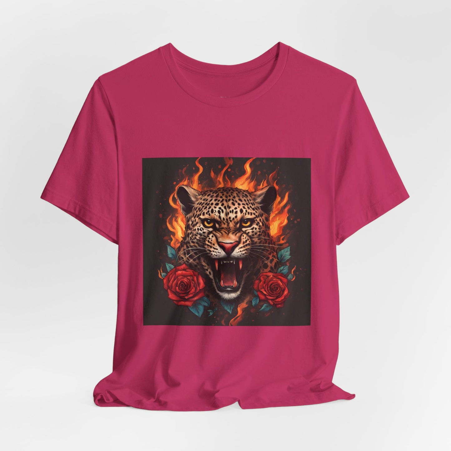 Leopard Flames Flashlander Gym Shirt