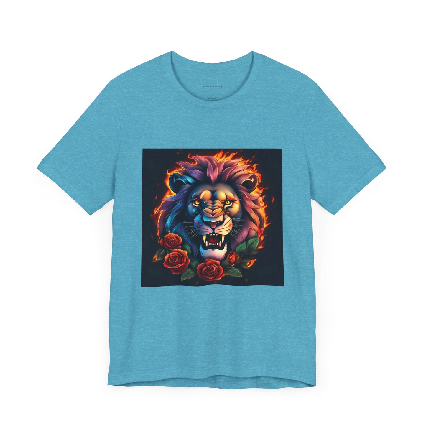 Brave Lion Flames Flashlander Gym Shirt