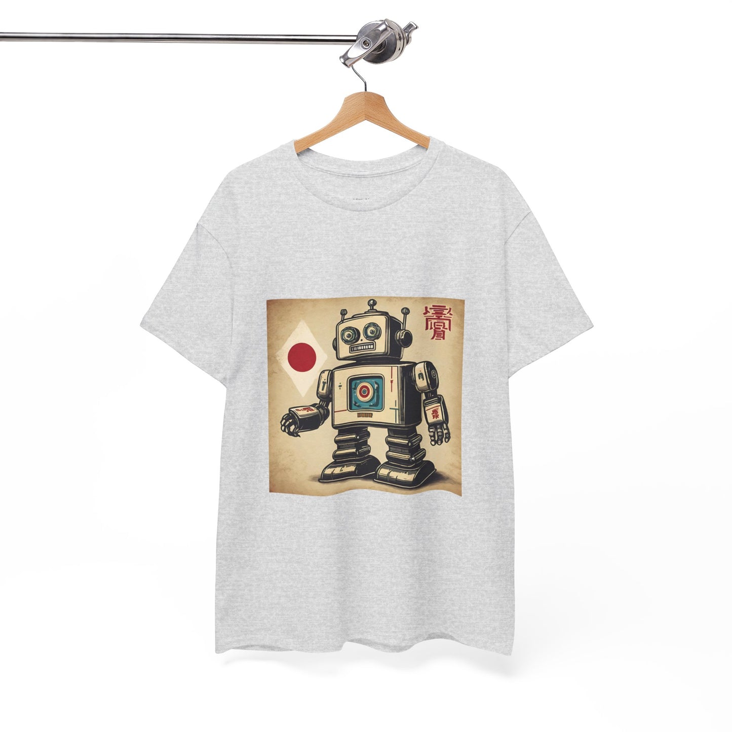 Camiseta deportiva con diseño de robot japonés vintage - Flashlander