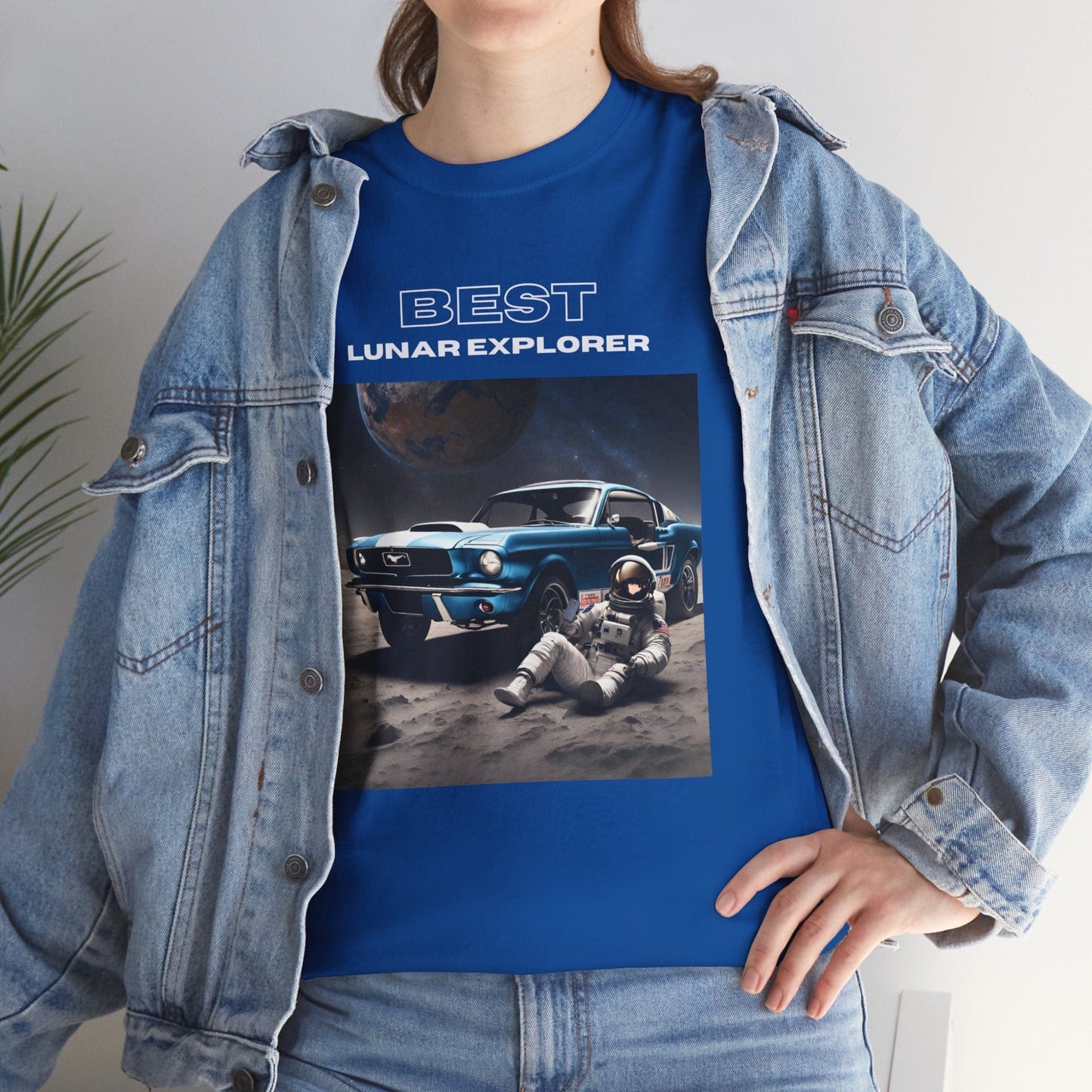 Astronaut Adventure Best Lunar Explorer Graphic Tee Flashlander