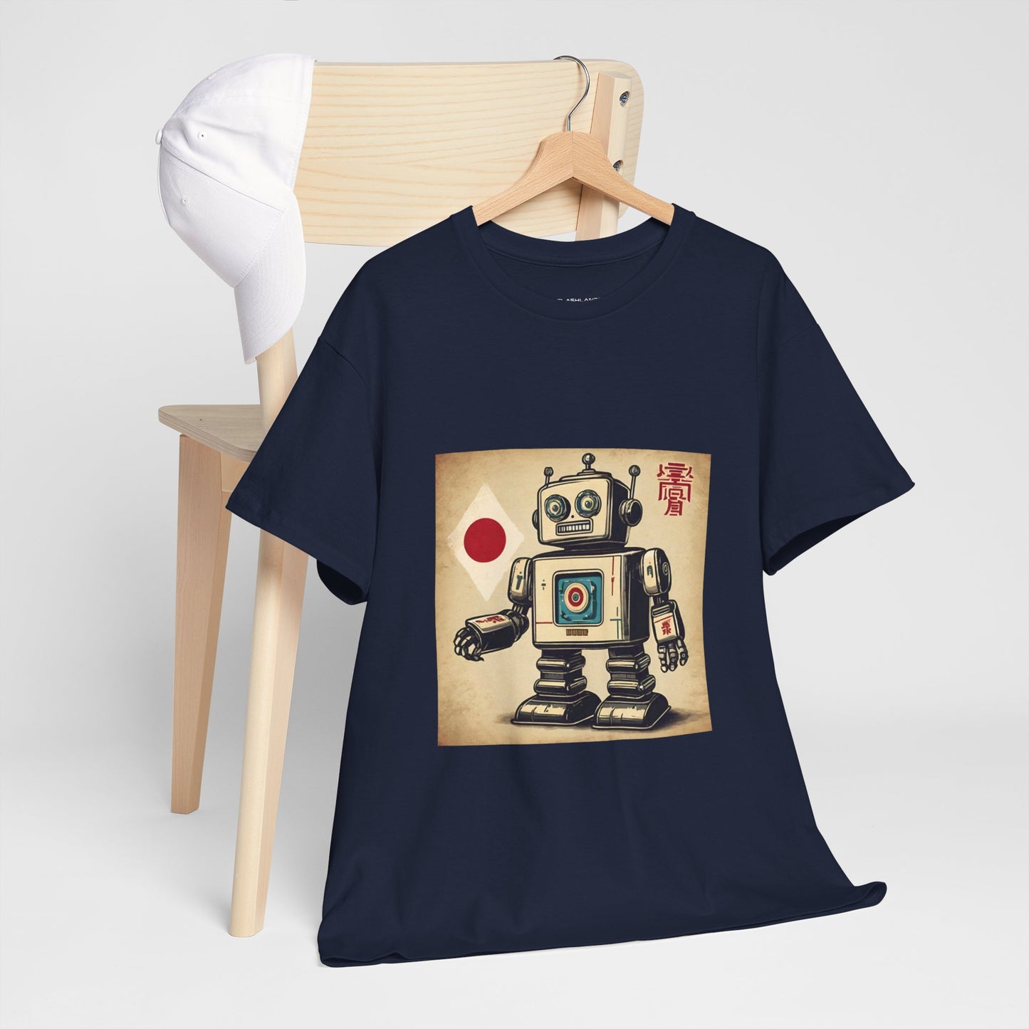 Camiseta deportiva con diseño de robot japonés vintage - Flashlander