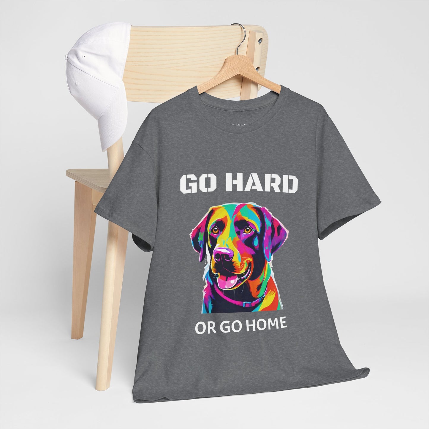 Labrador Retriever Dog Pop Art  - Go Hard Or Go Home Flashlander Gym Shirt