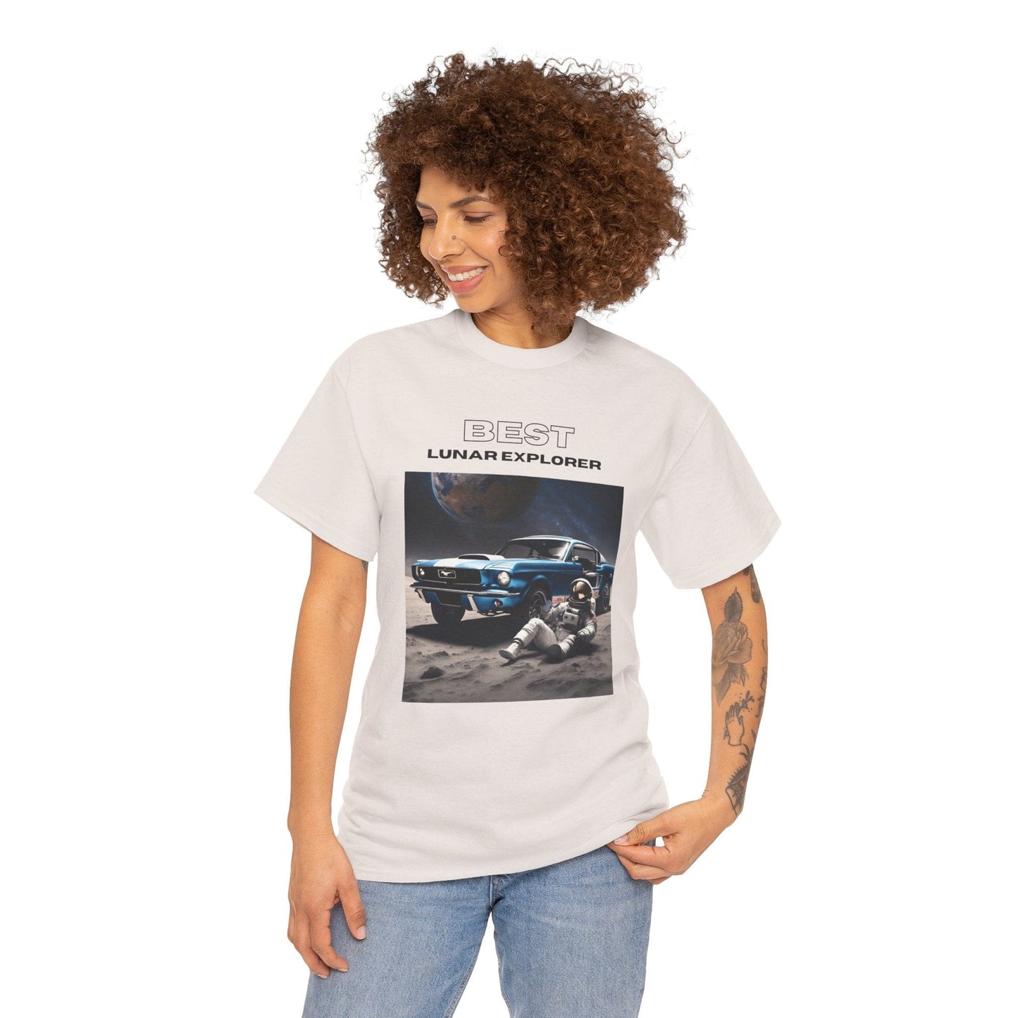 Astronaut Adventure Best Lunar Explorer Graphic Tee Flashlander