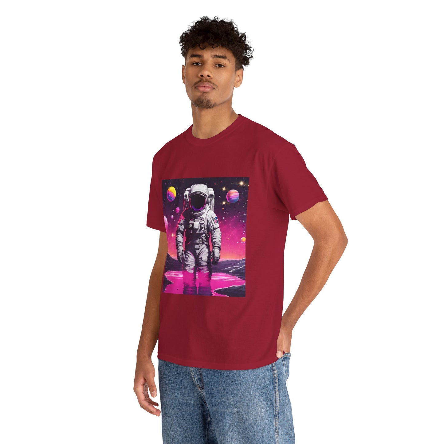 Astronaut Exploring New Worlds Flashlander Gym Shirt