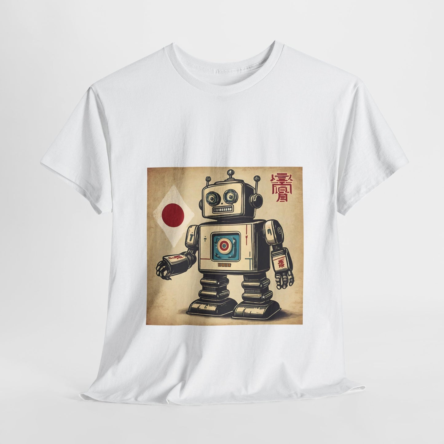 Camiseta deportiva con diseño de robot japonés vintage - Flashlander