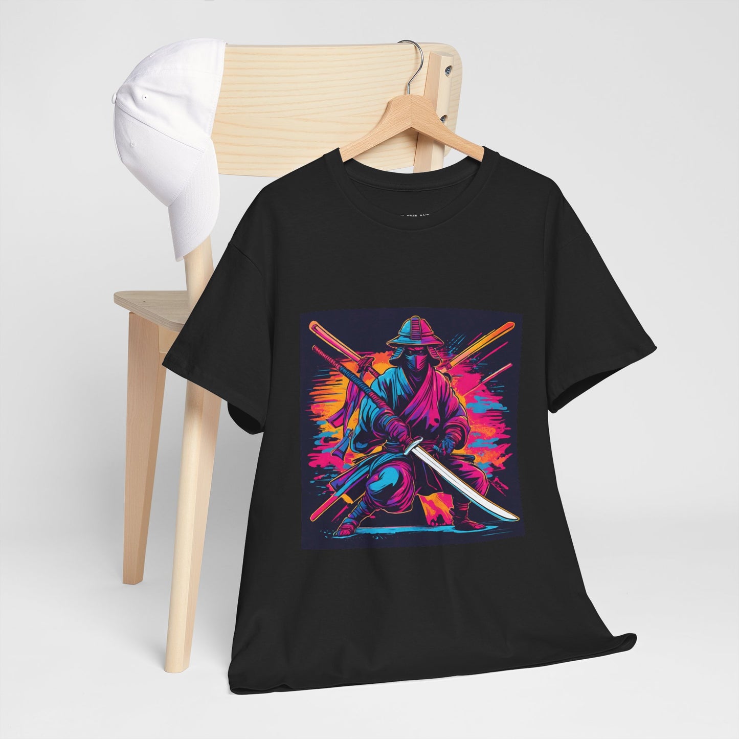 Samurai Warrior Sunset - Flashlander Gym Shirt