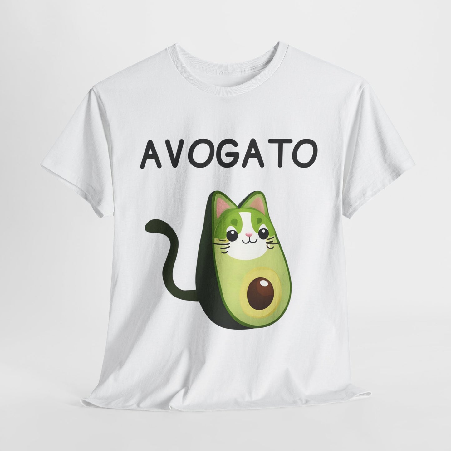 Avogato Funny Avocado Cat Face - Flashlander Gym Shirt